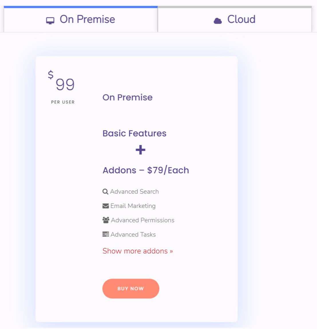 InfoFlo CRM pricing 1