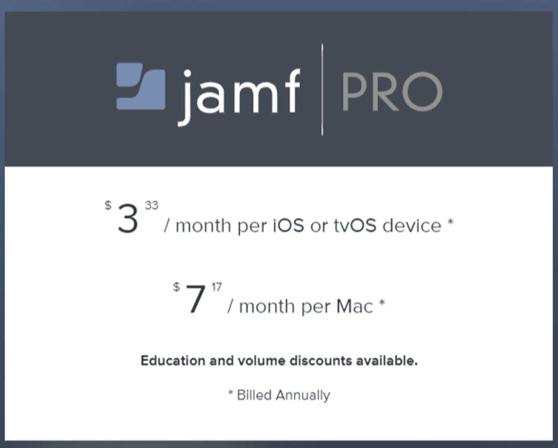 Jamf Pro Pricing