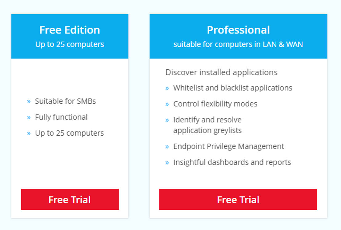 ManageEngine Application Control Plus Screenshots
