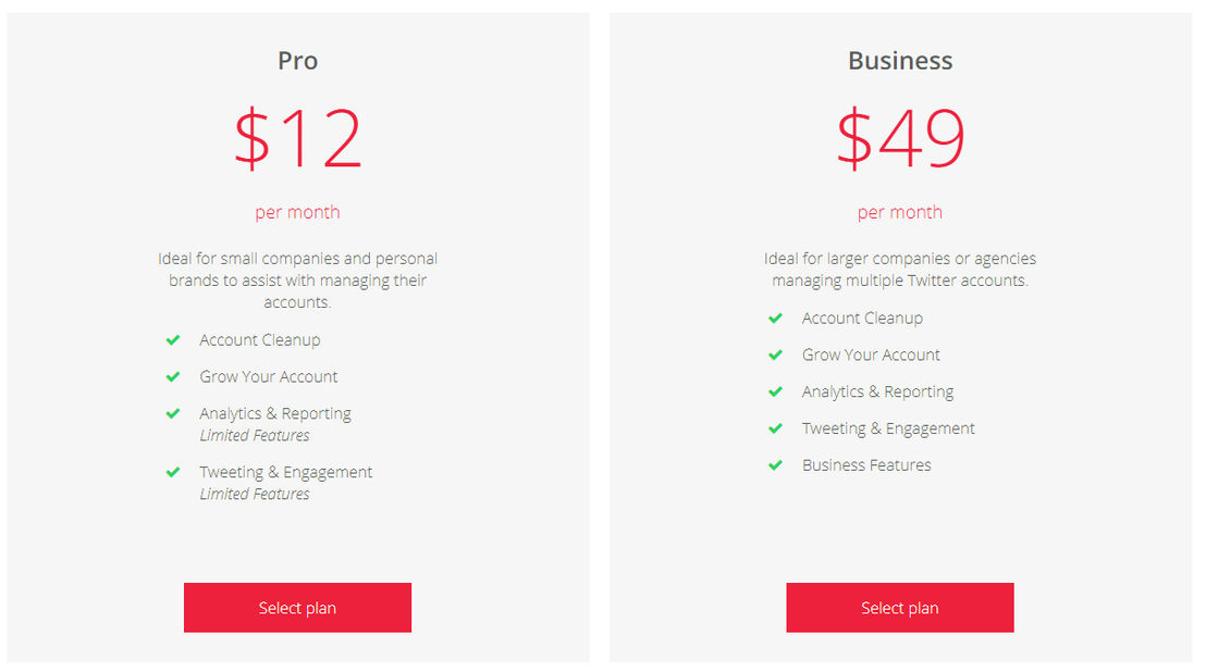 ManageFlitter Pricing