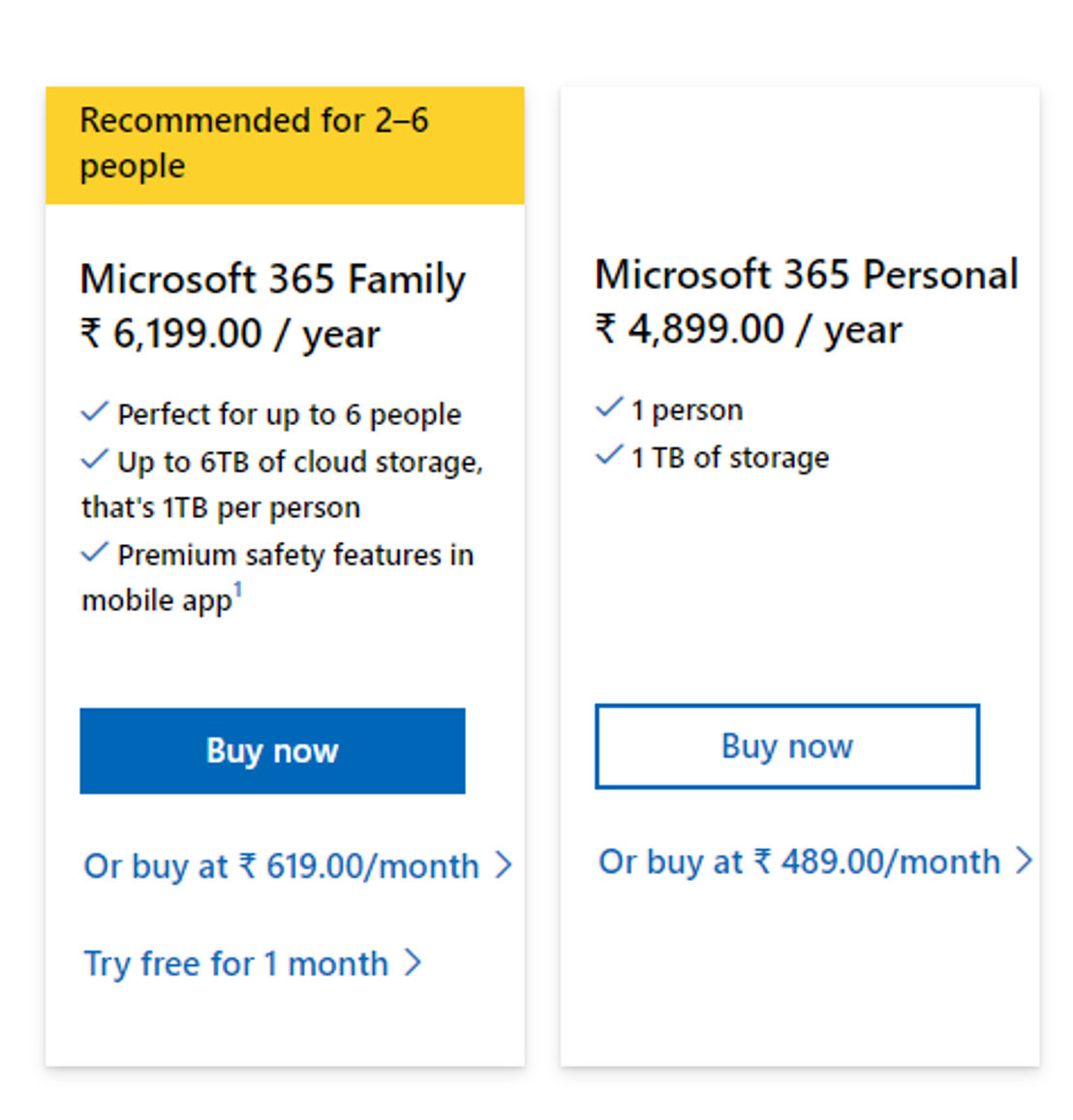 Microsoft OneNote Pricing
