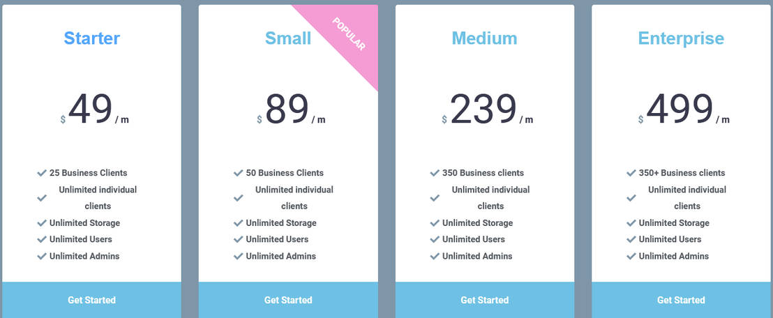 My CPA Dashboard Screenshots