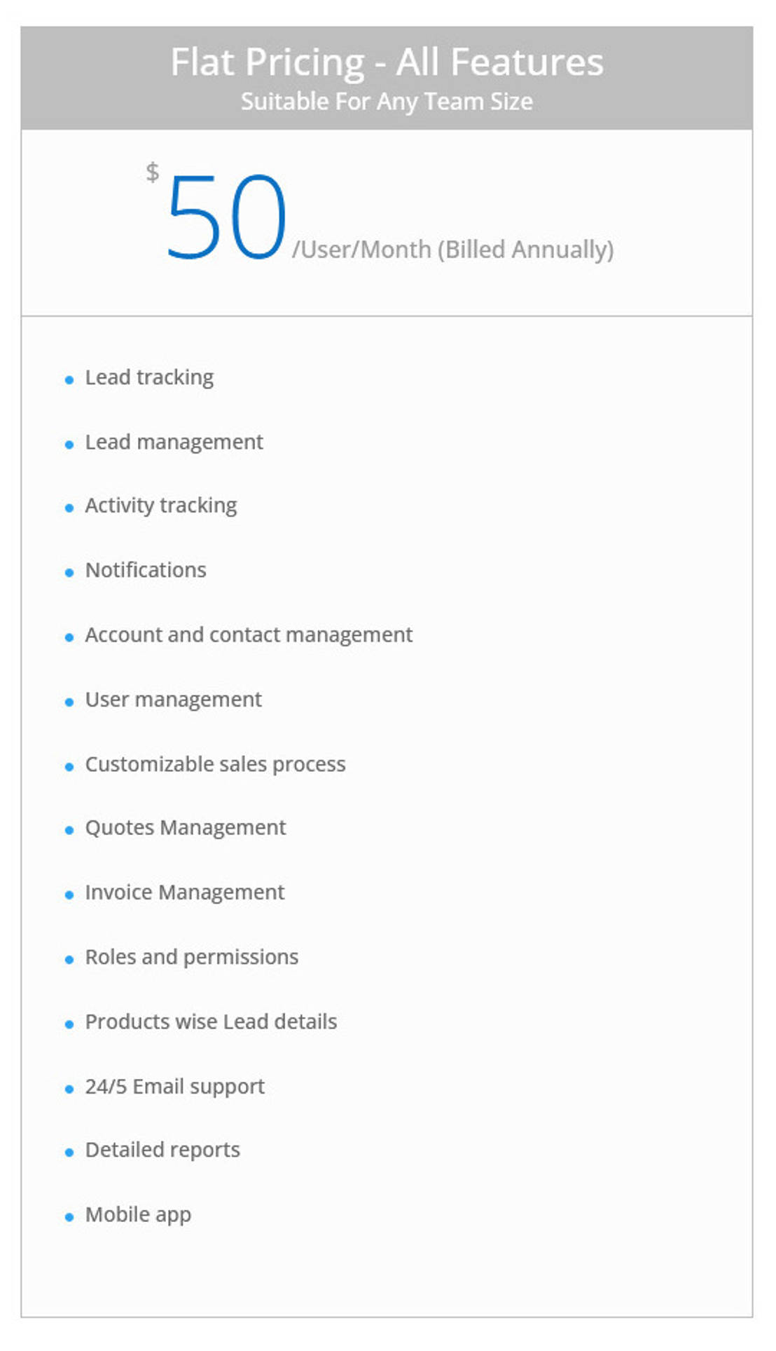 Opal CRM Pricing Cost and Pricing plans