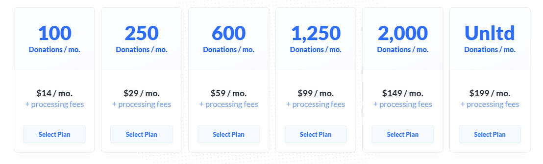Planning Center Giving pricing 1