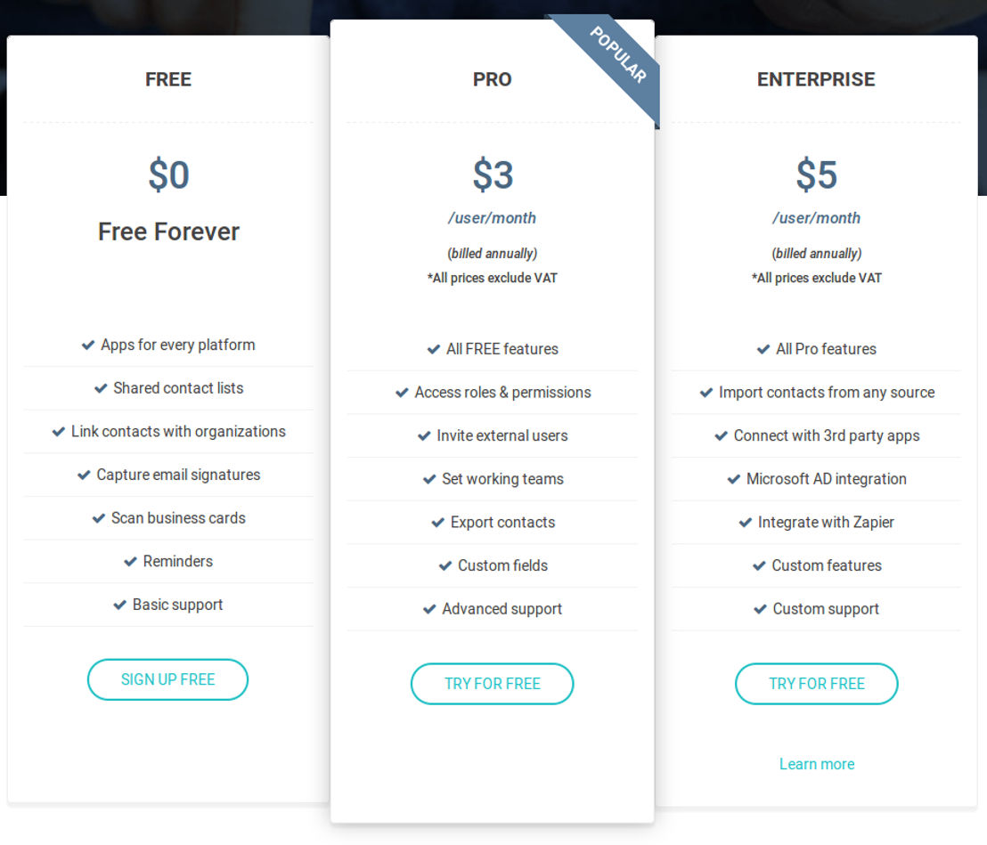 Pobuca Connect Pricing