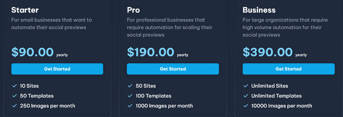 Previewify pricing 2