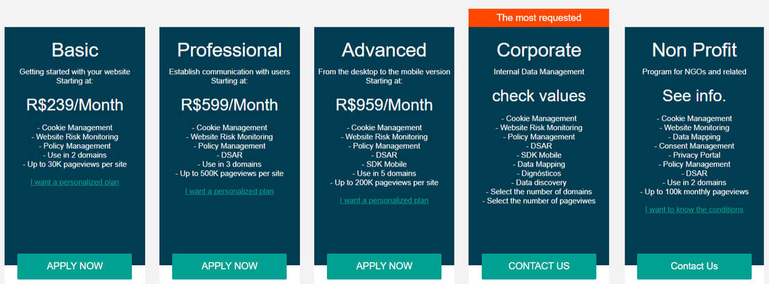 Privacy Tools pricing 1