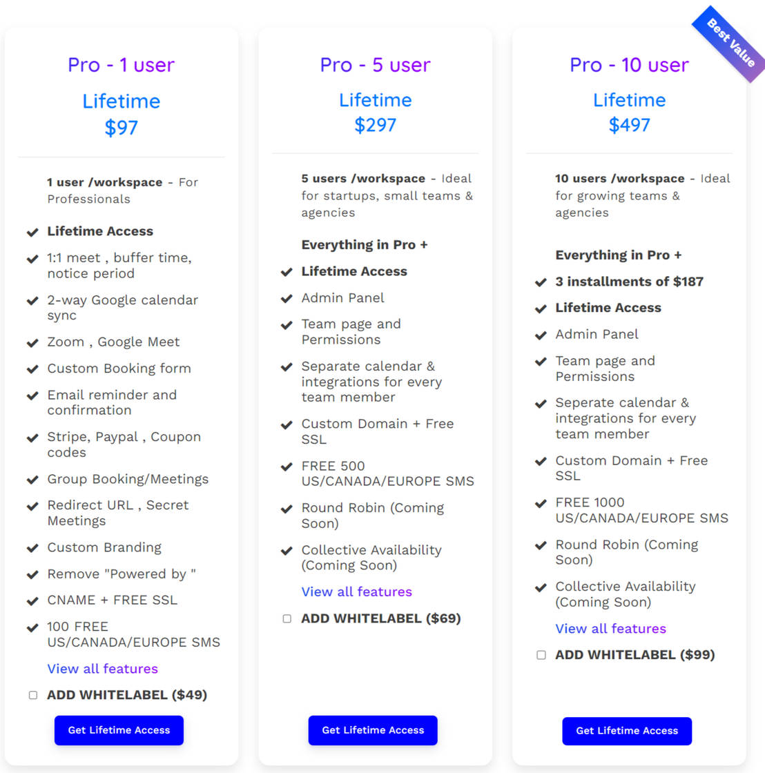 Probooking pricing 1