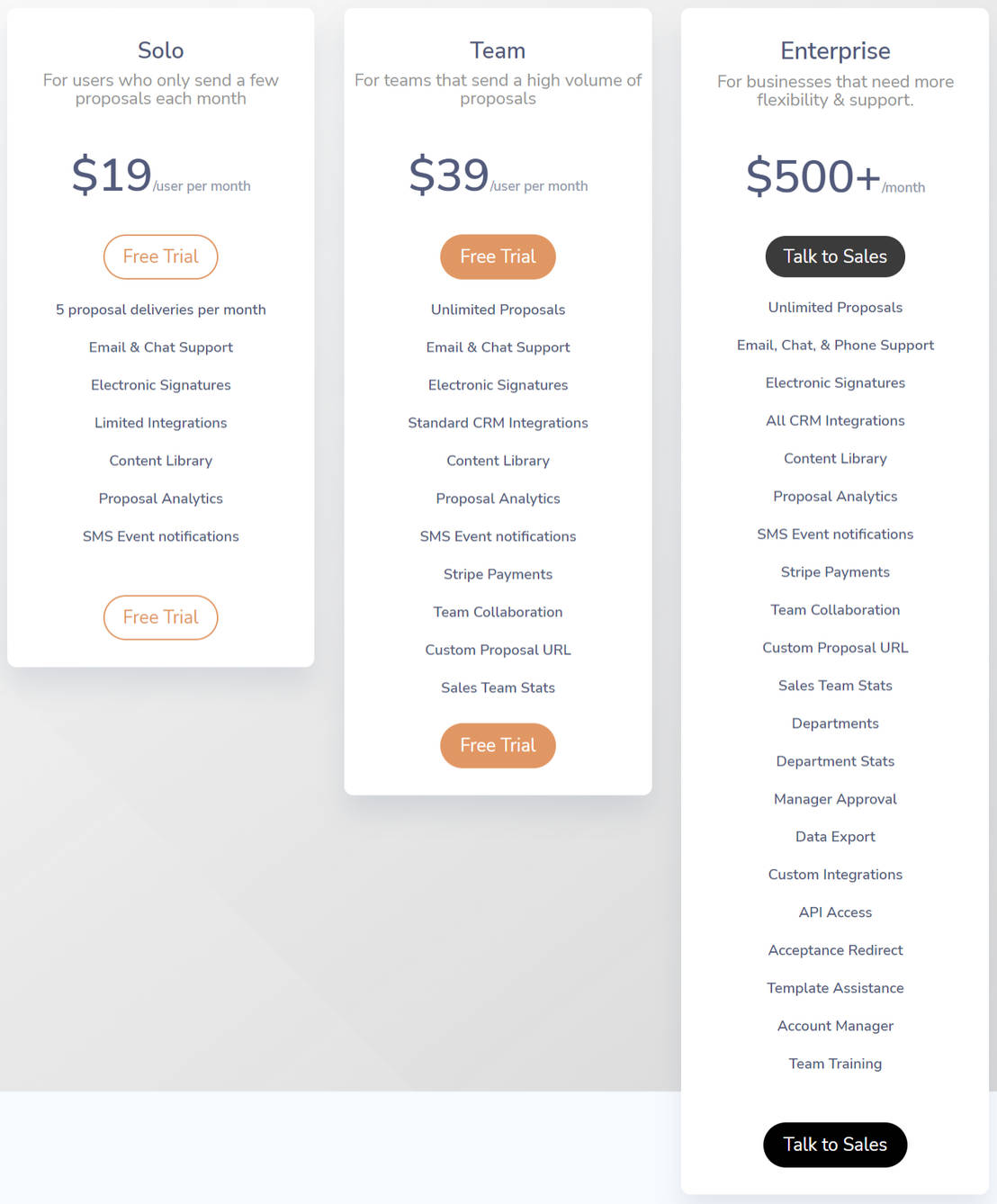 Proposable pricing 1