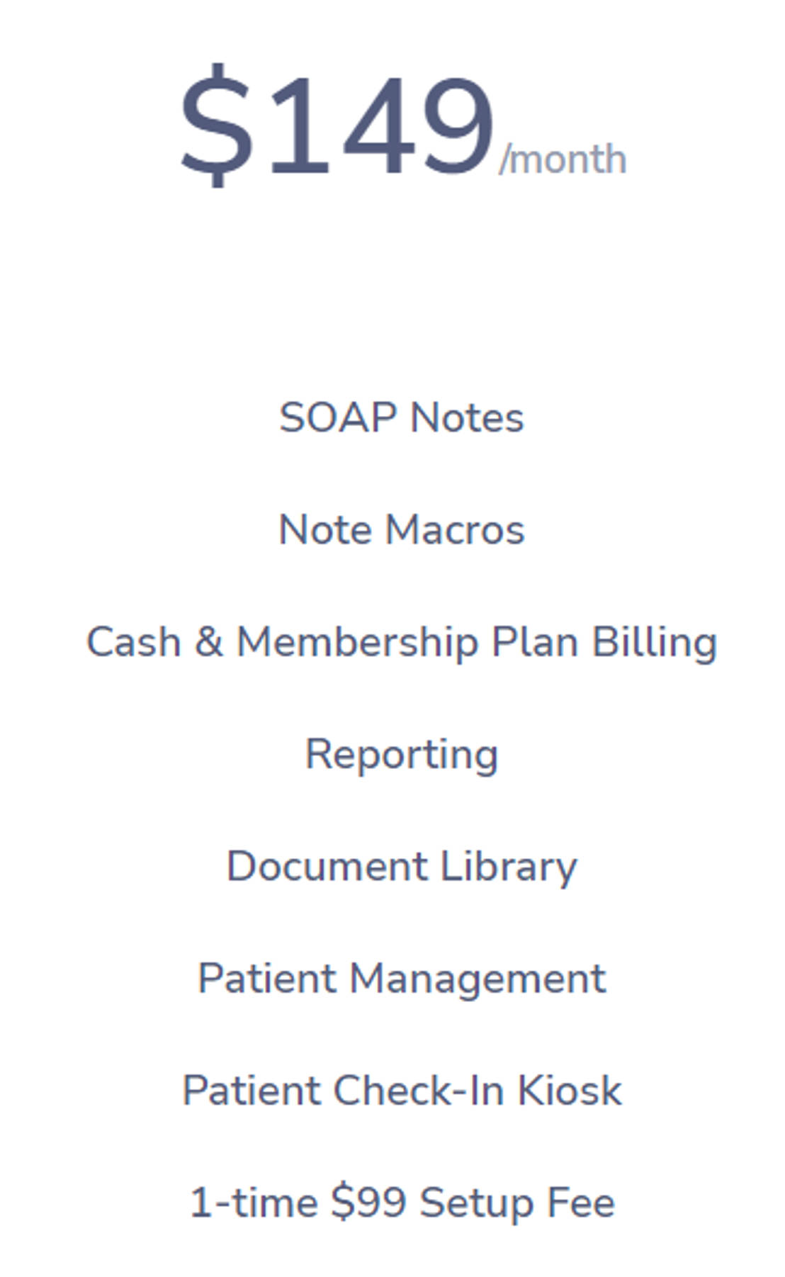 Pure Chiro Notes pricing 1