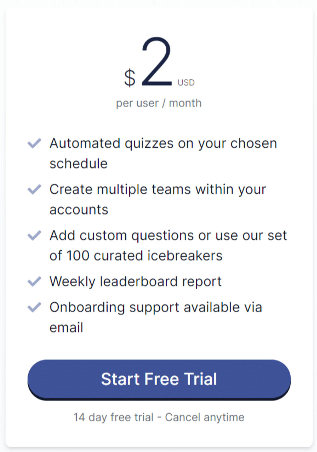 QuizBreaker pricing 1