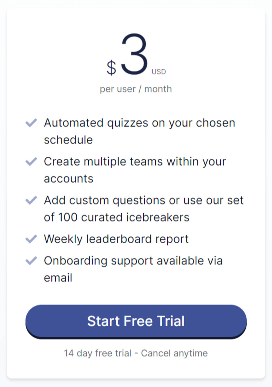 QuizBreaker pricing 2