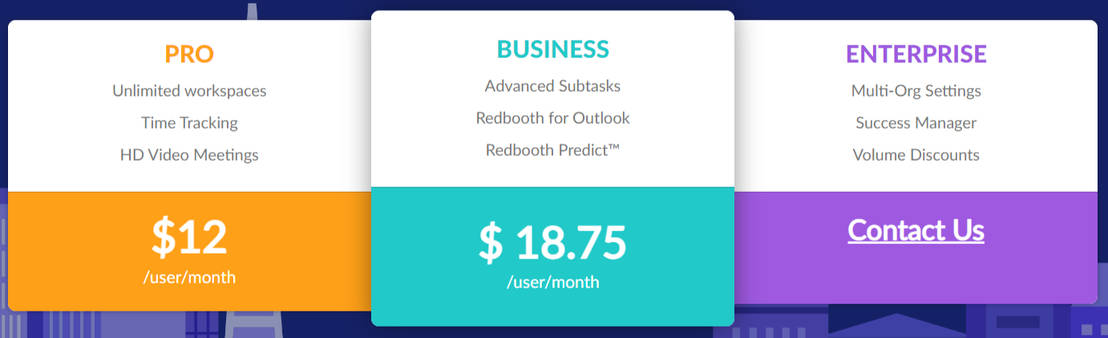 Redbooth pricing 1