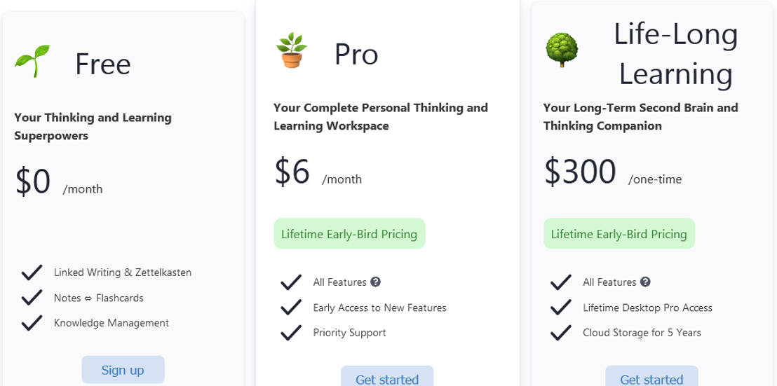 RemNote pricing 1