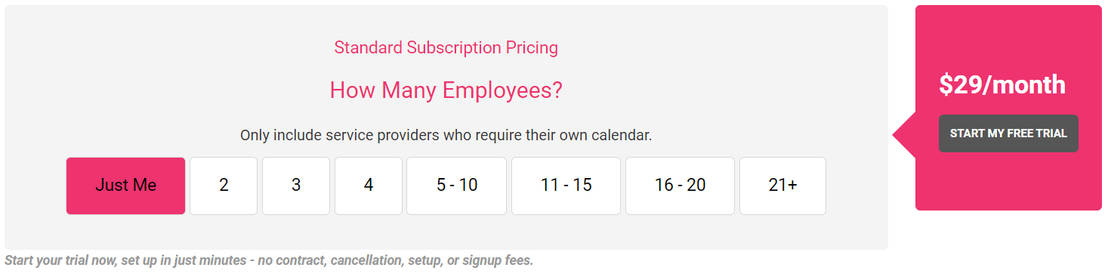 Rosy Salon Software pricing 1