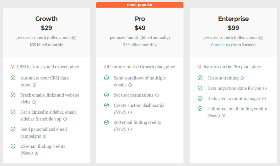 Salesflare pricing 1