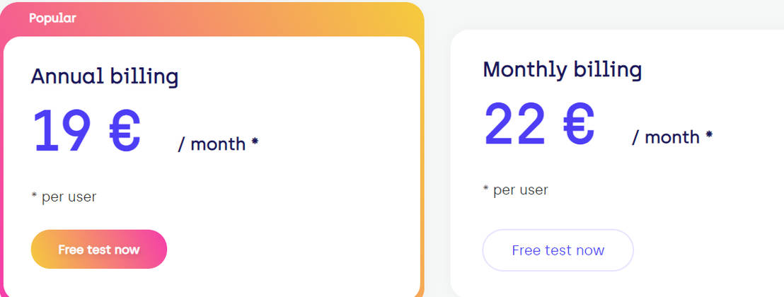 Samdock pricing 1