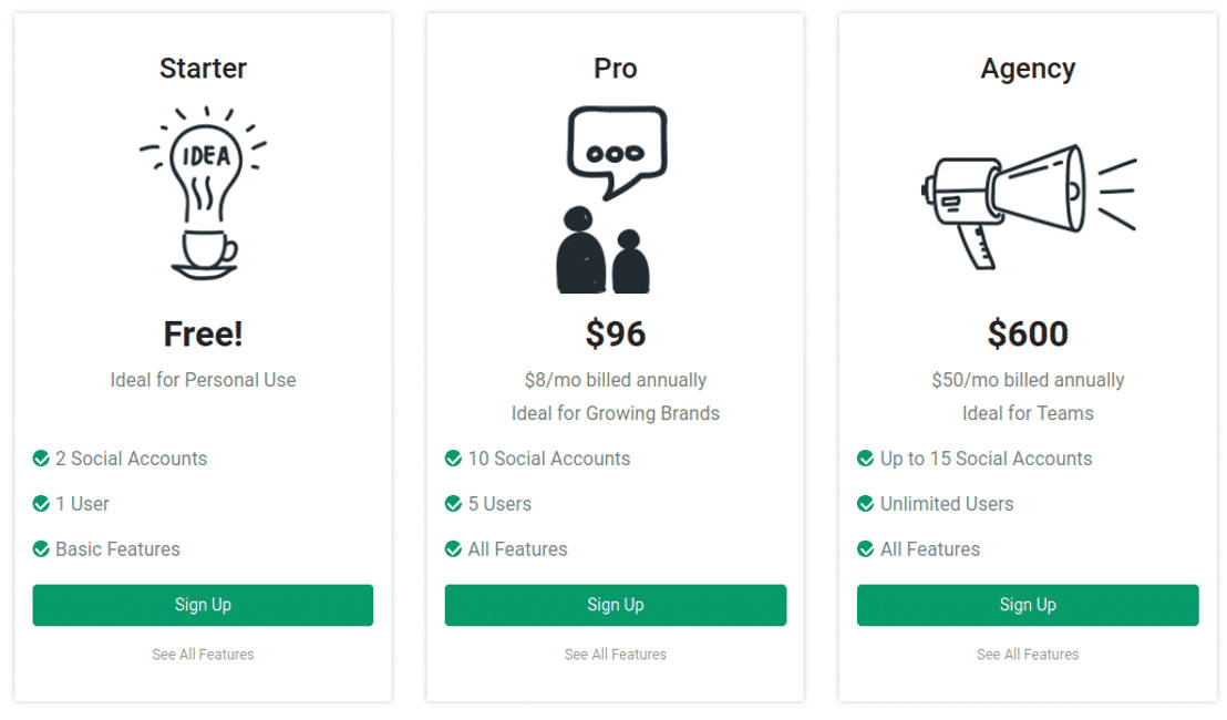 Social Mako pricing 2