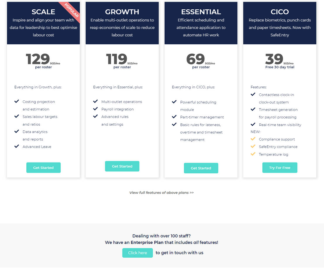 StaffAny pricing 2