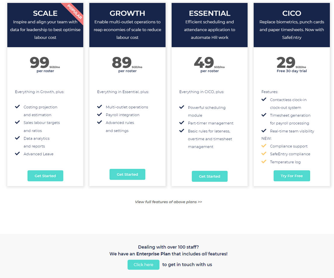 StaffAny pricing 1