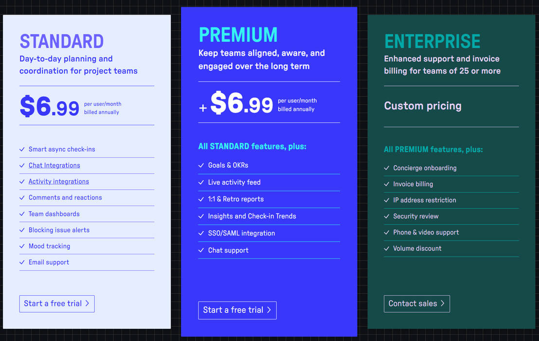 Status Hero pricing 1