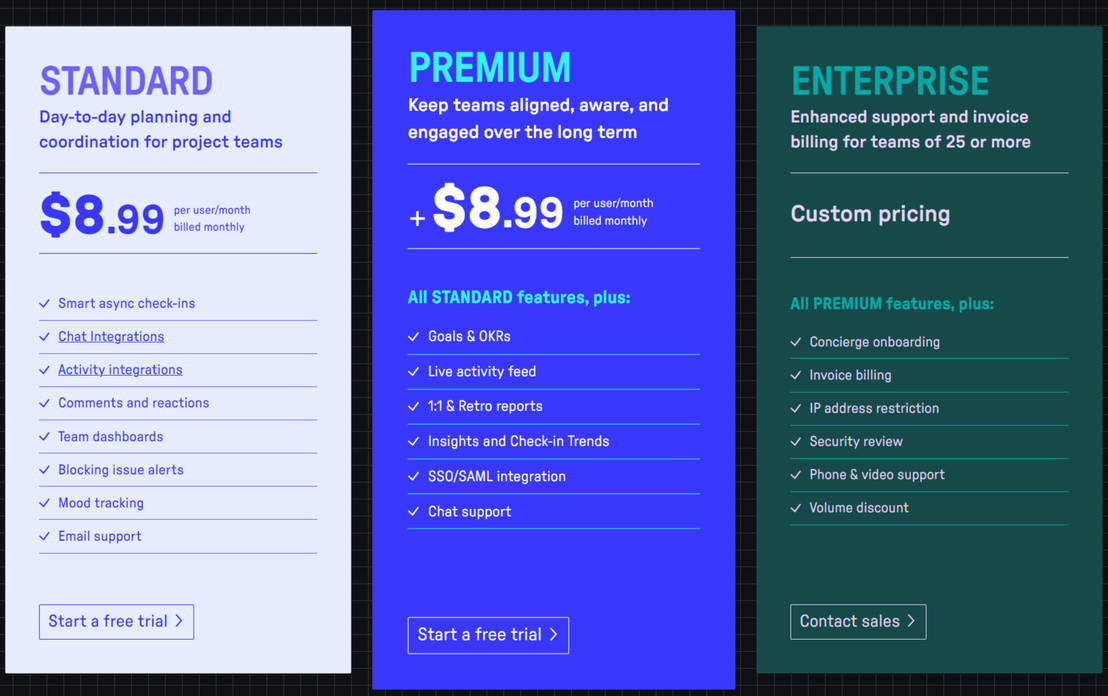 Status Hero pricing 2