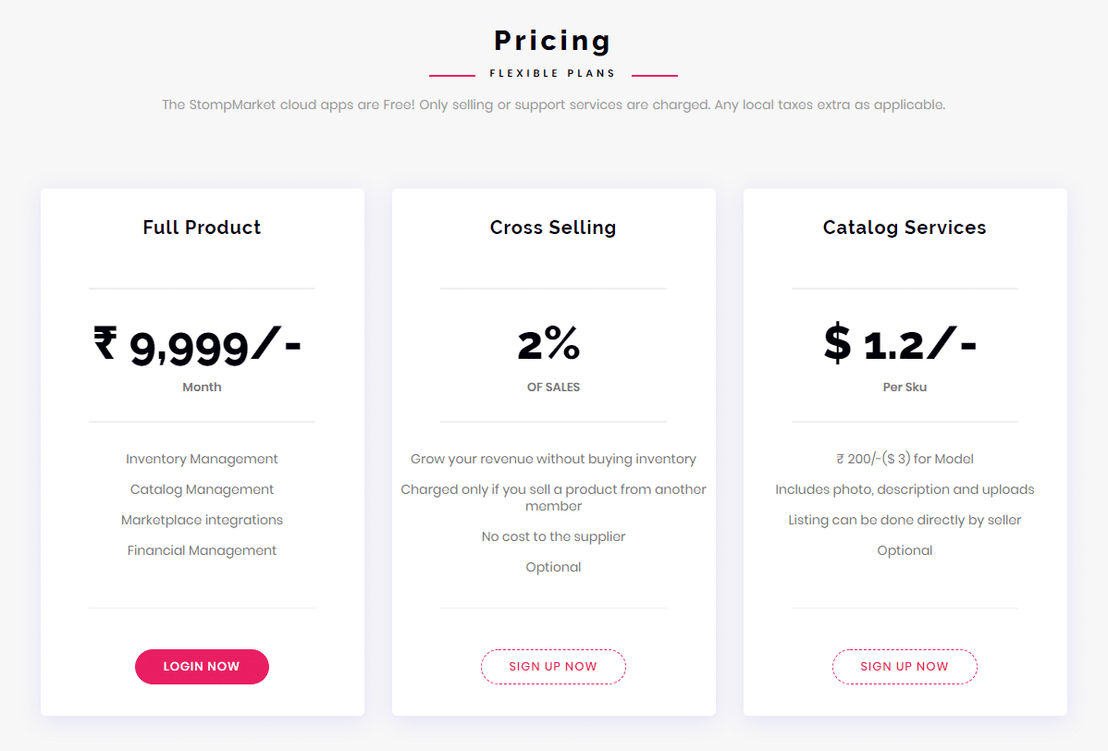 StompMarket Pricing