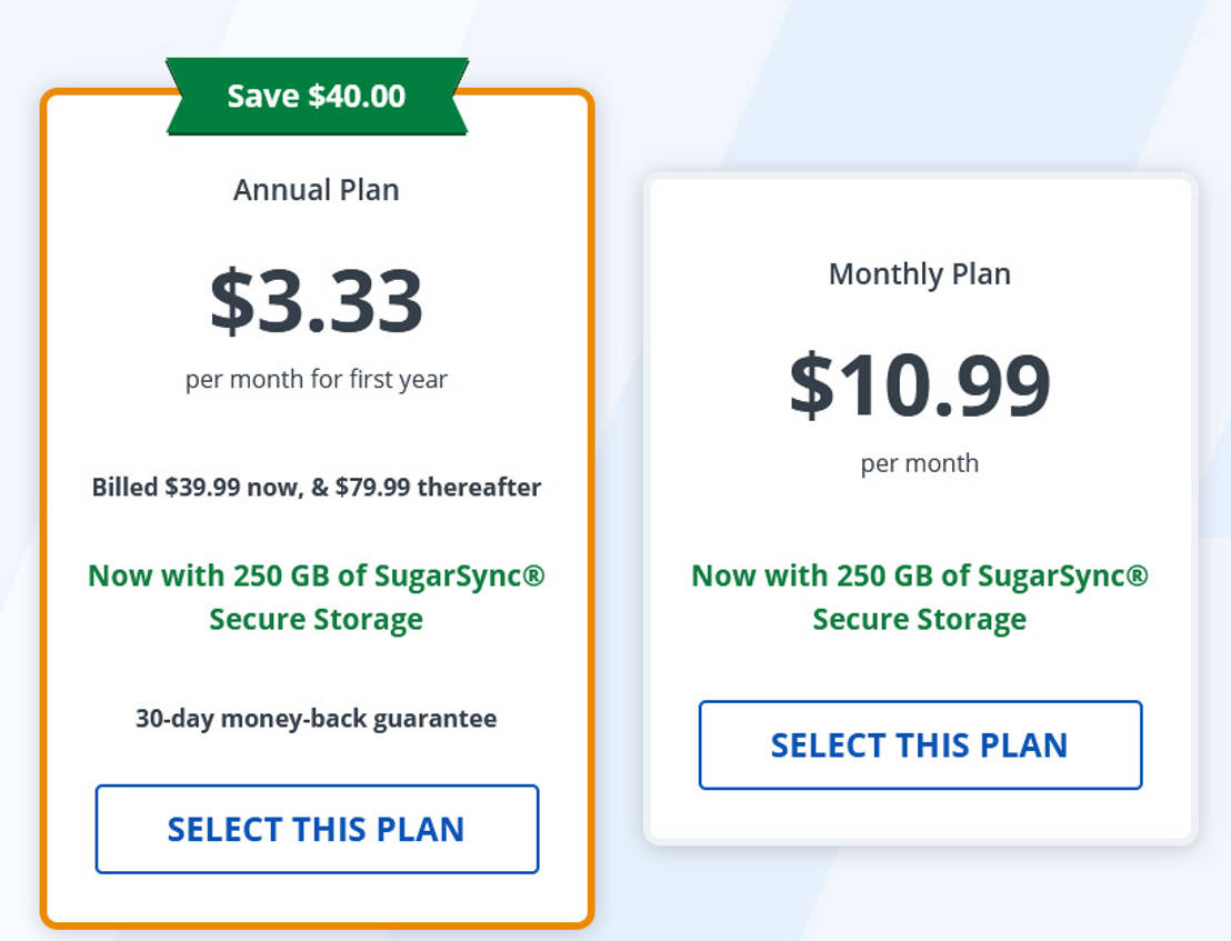 StrongVPN pricing 2