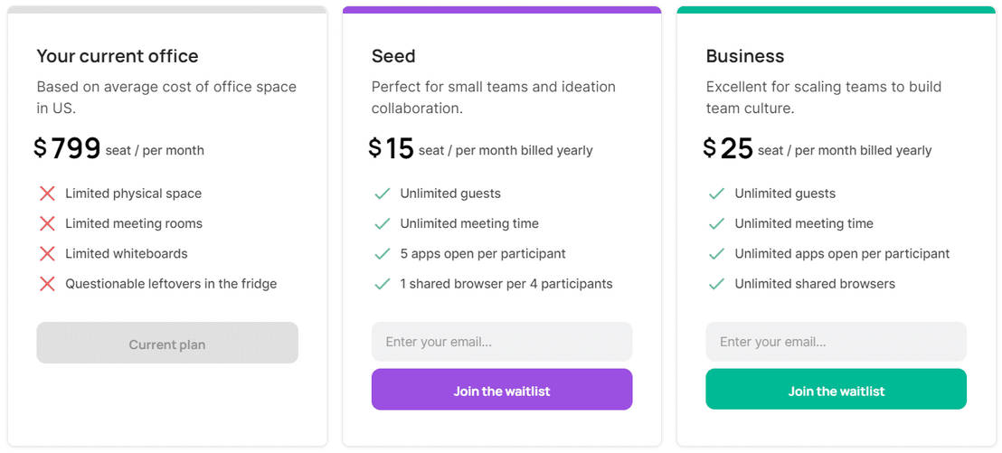 Teamflow pricing 2