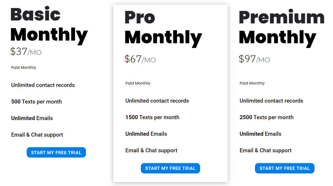 Text In Church pricing 2