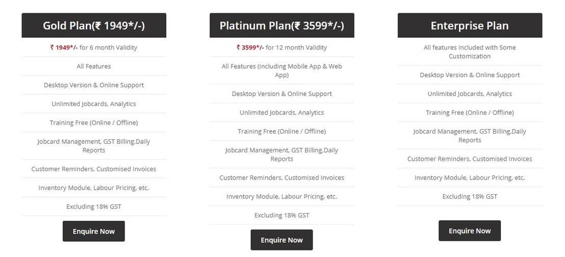 Tight the Nut pricing 1