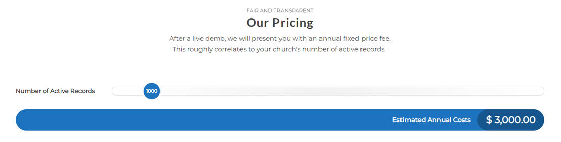 TouchPoint Church Management Software pricing 1