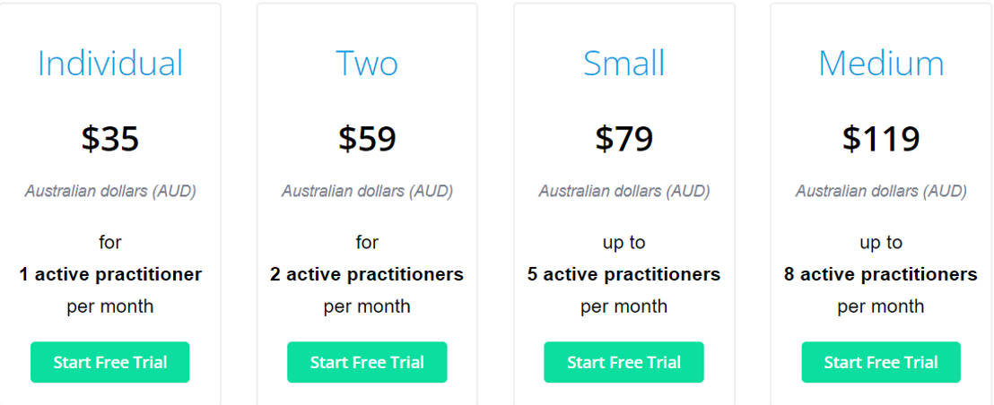 TrackActive Pro pricing 1