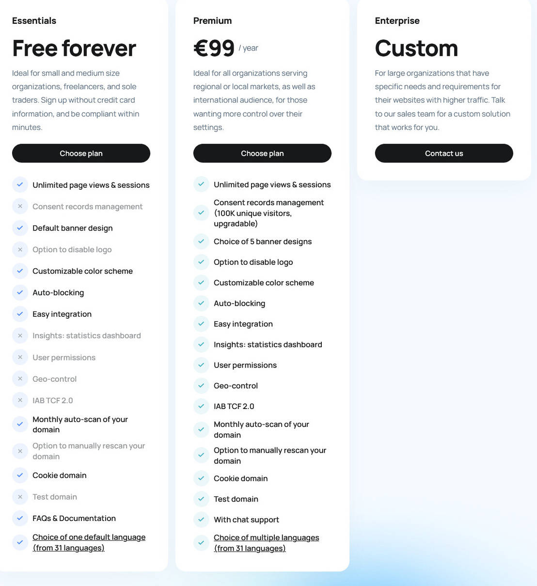TRUENDO pricing 1