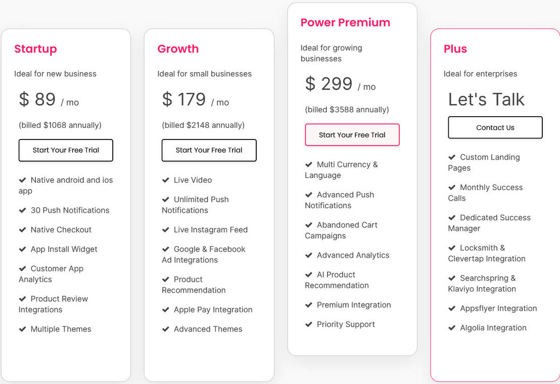 Vajro pricing 1