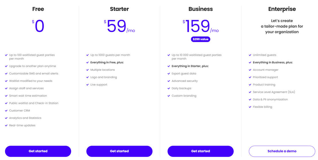 Waitwhile Screenshots