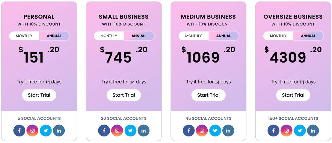 Wallzoe pricing 1