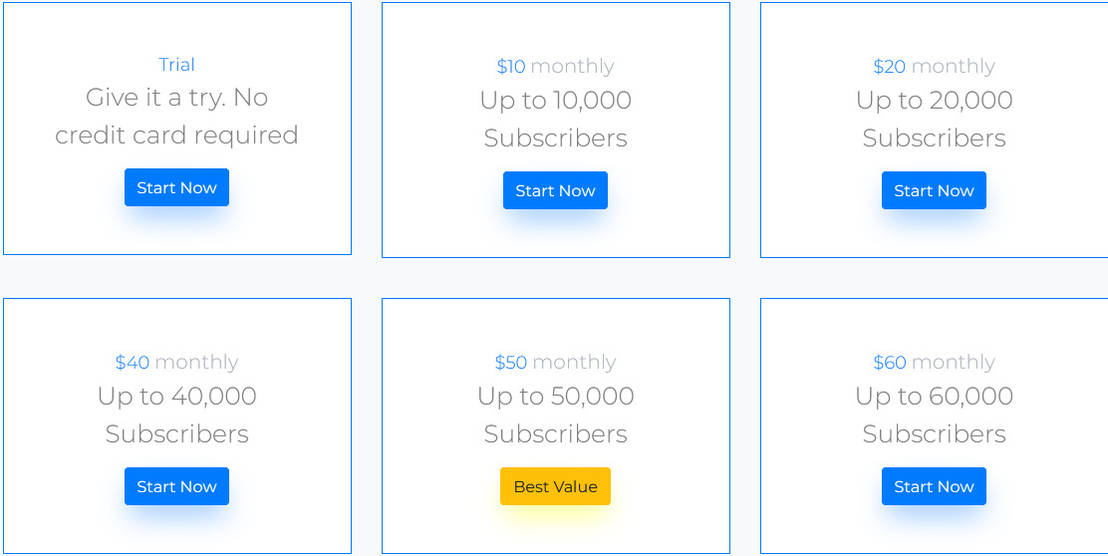 Webpushify pricing 1