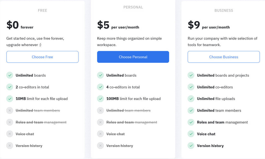 Weje pricing 1