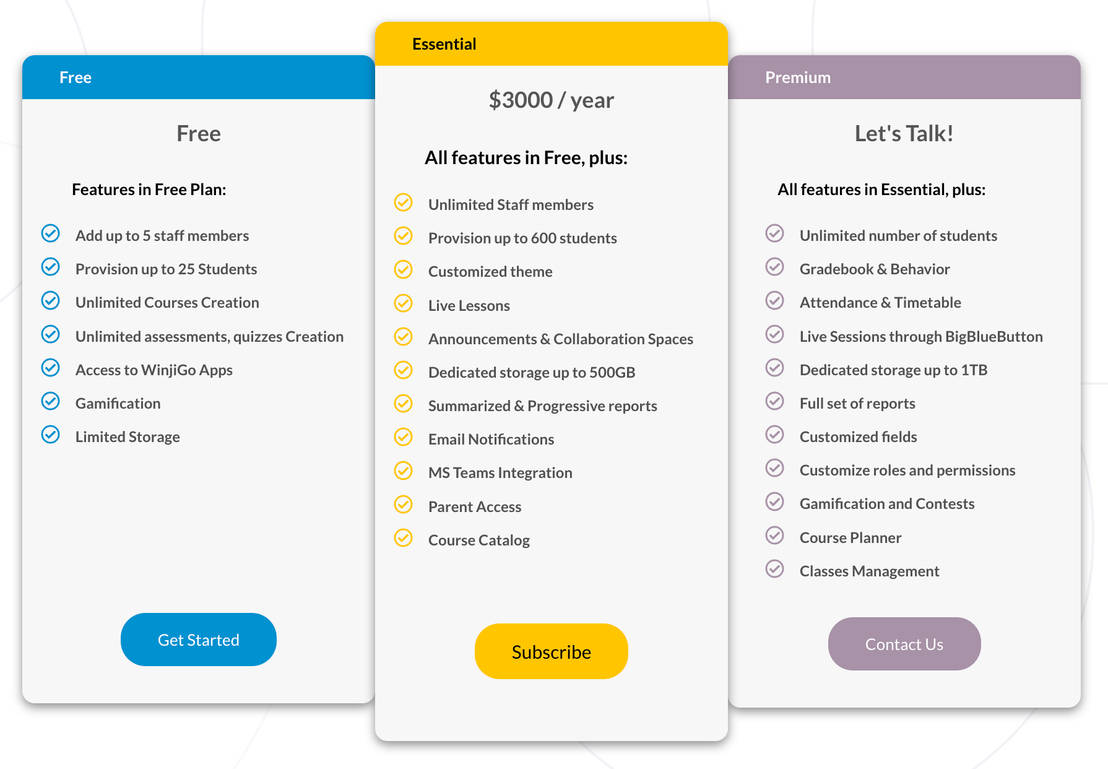 Winjigo pricing 1