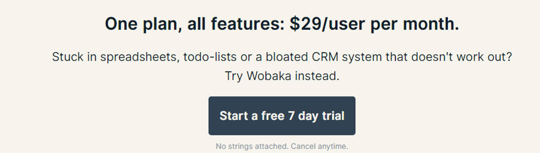 Wobaka pricing 1