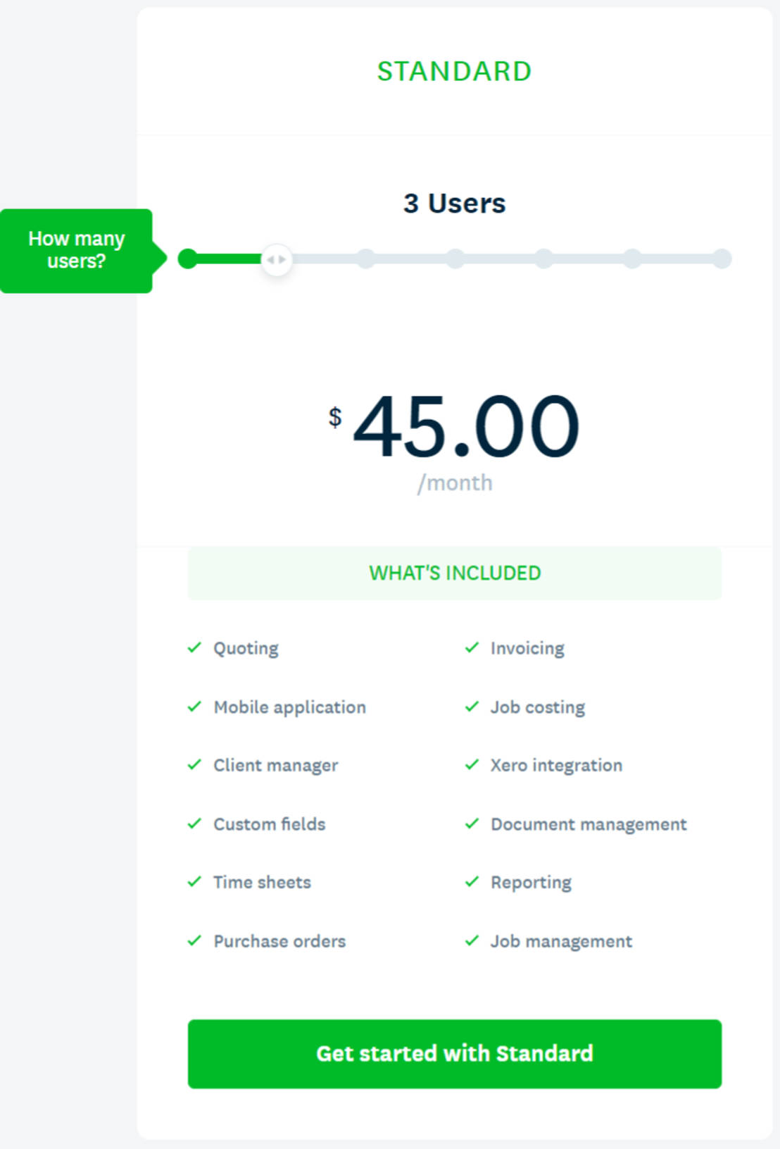 WorkflowMax pricing 1