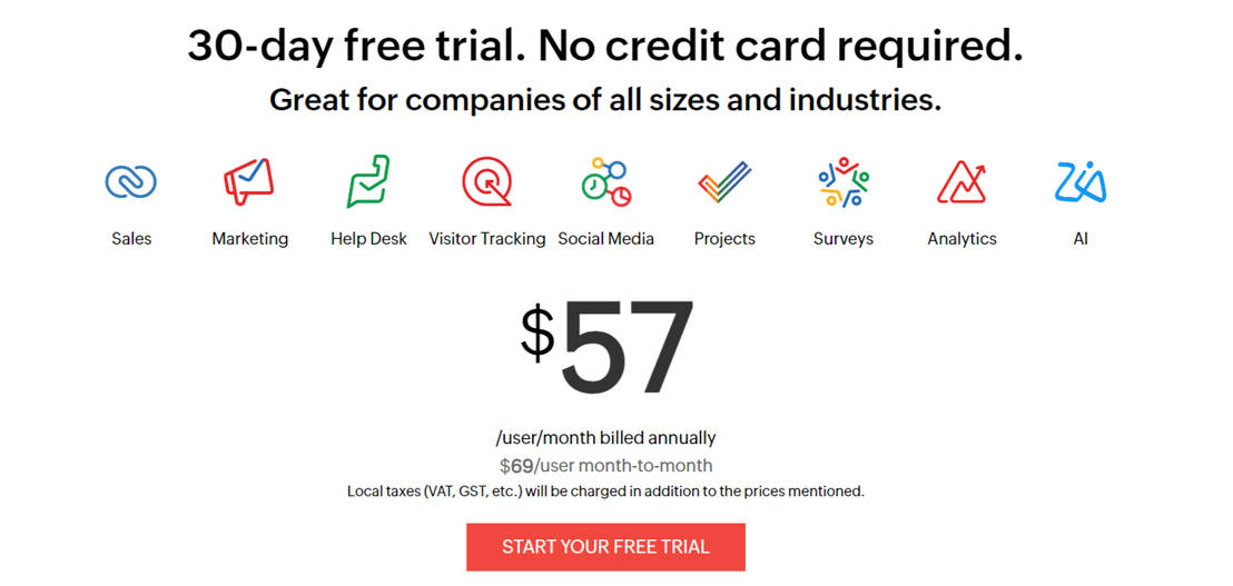 Zoho CRM Plus Pricing Reviews And Features June 2023 SaaSworthy