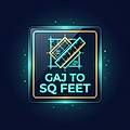 Gaj to Square Feet Converter