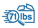 71lbs Shipping Savings Services logo