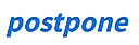 Postpone logo
