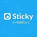 Sticky logo
