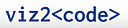 Viz2Code logo
