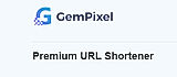 GemPixel Premium URL Shortener