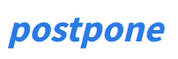 Postpone logo